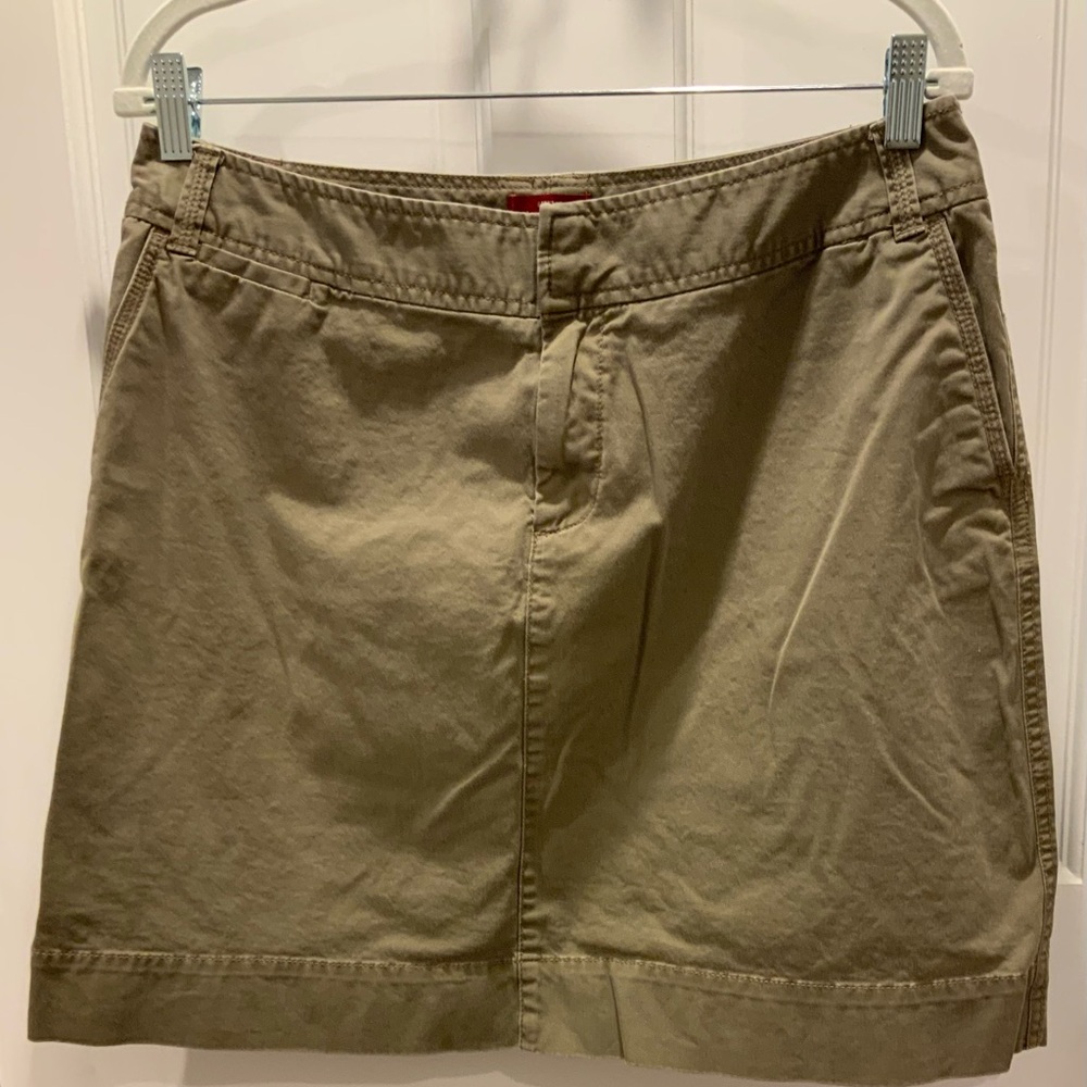 Target Merona Stretch Moss Green Cotton
A-Line Skirt